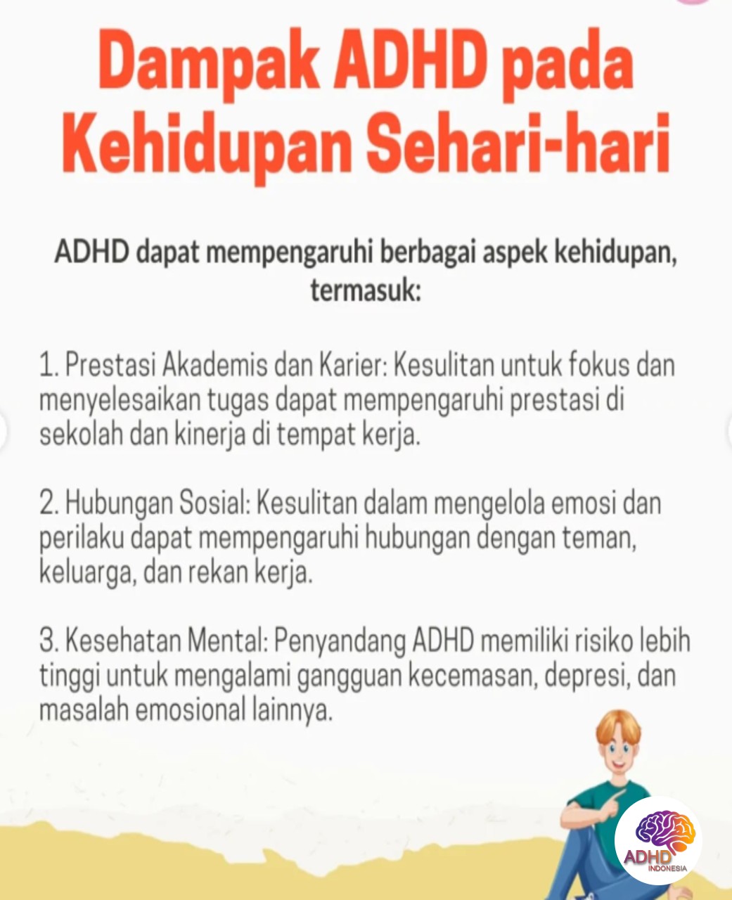 ADHD dan Hubungan Sosial Anak di Lingkungan Sekolah di Kota Semarang