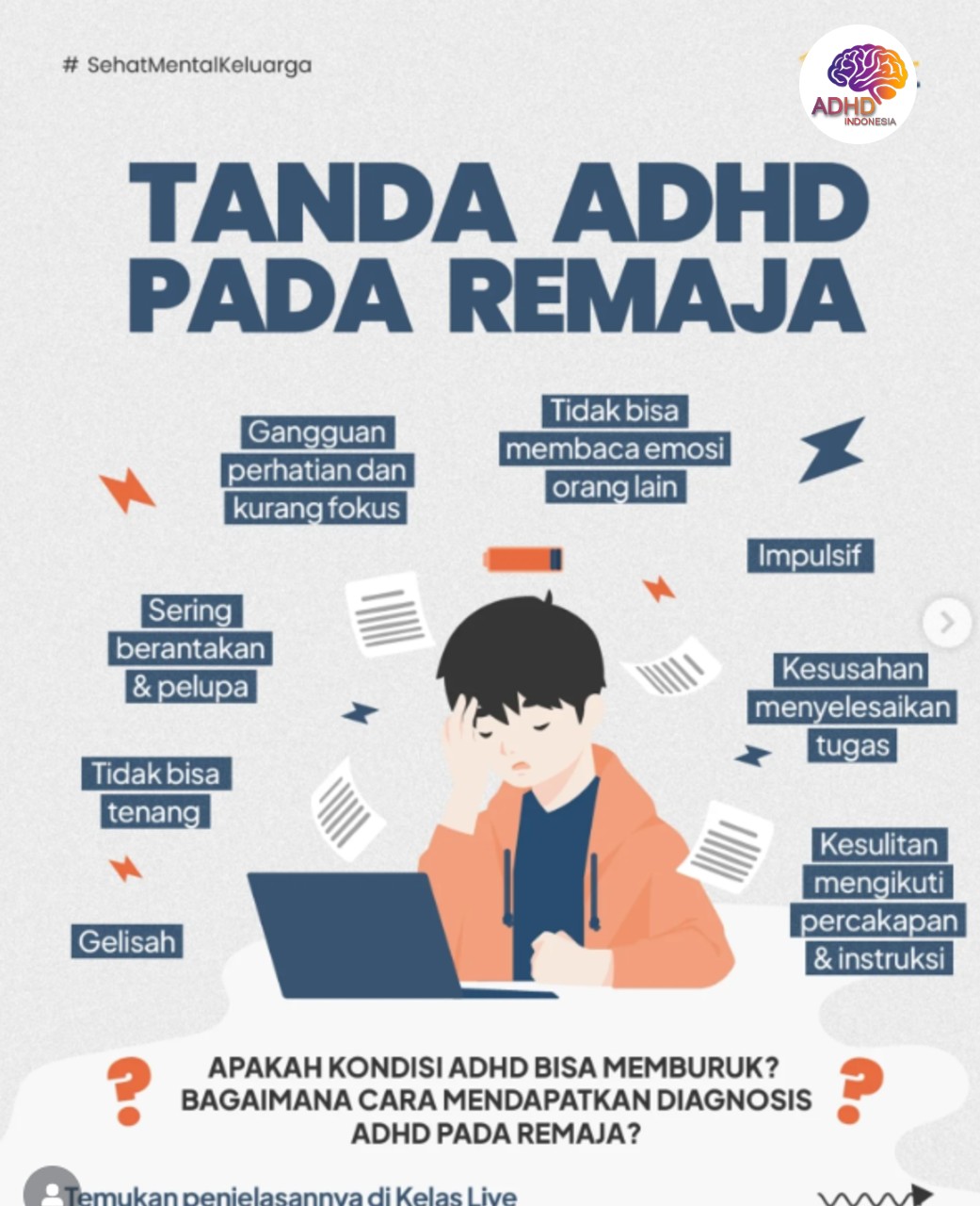 Screening ADHD Non-Diagnostik: Edukasi Awal bagi Orang Tua di Kota Semarang